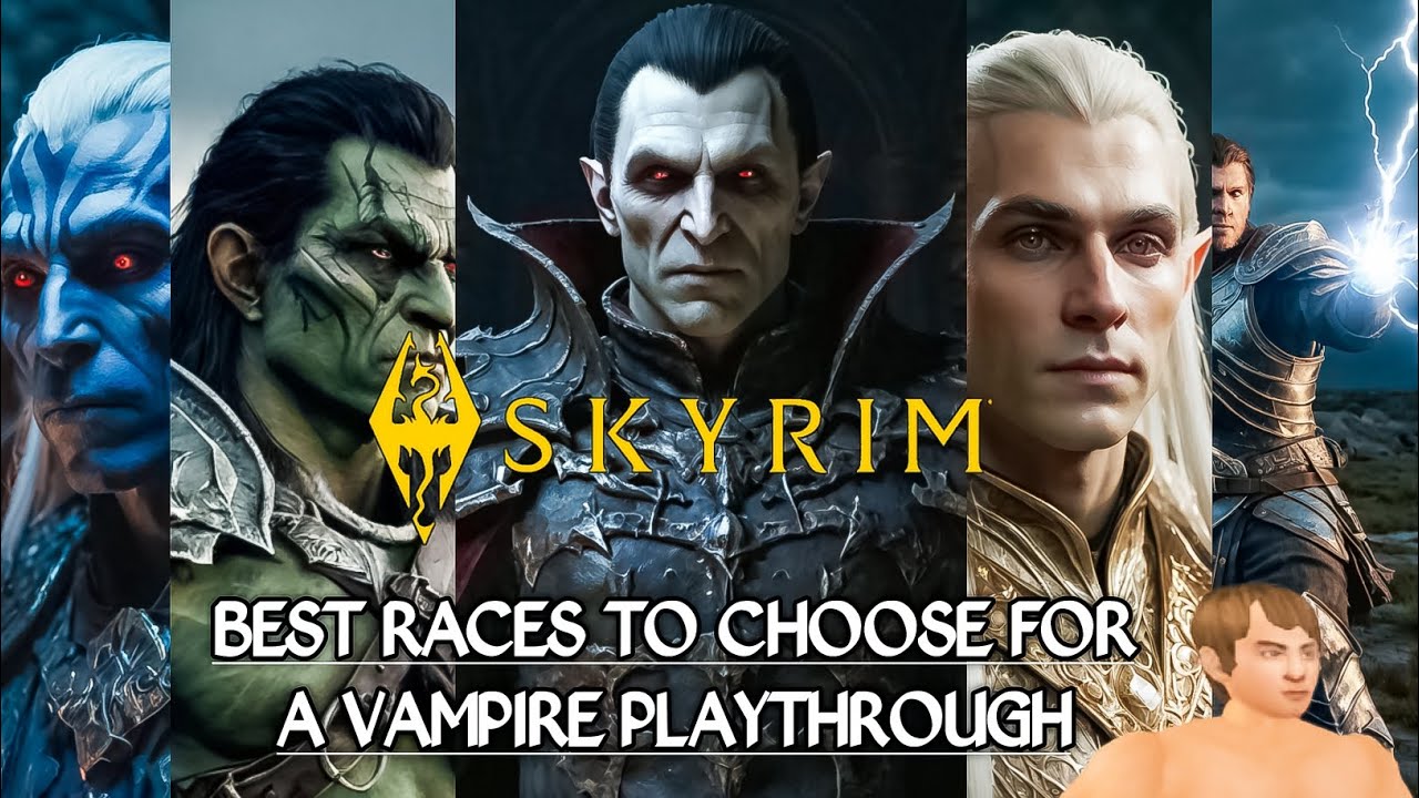 Skyrim best races for a Vampire playthrough | My opinion #skyrim