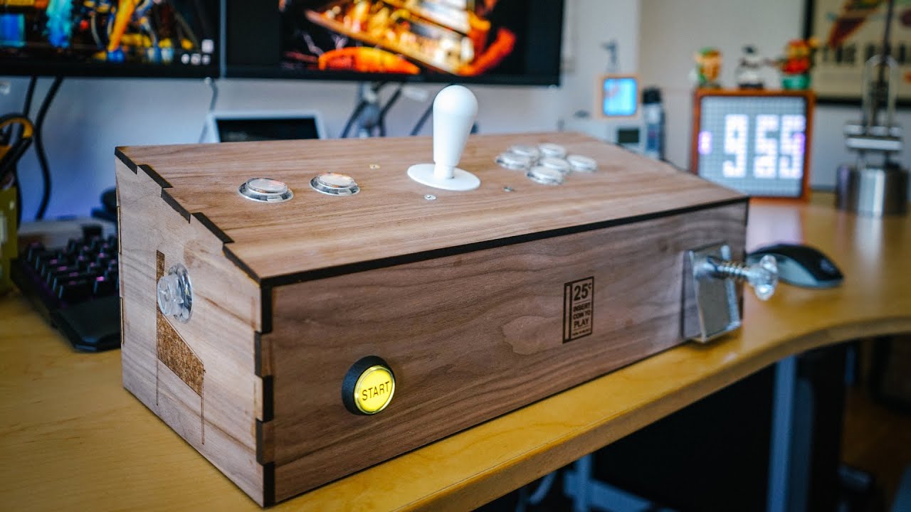PinSim Mini Arcade Joystick and Virtual Pinball Controller!