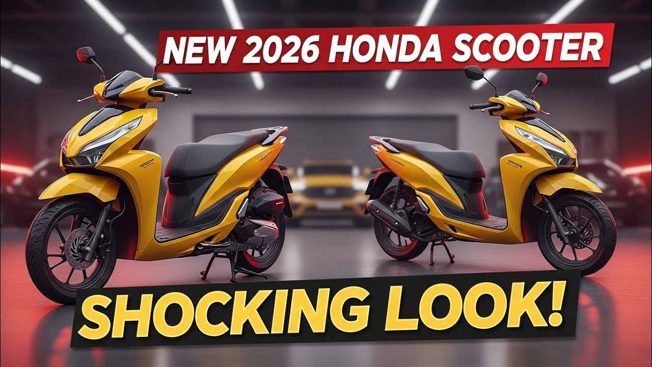 🚨NEW 2026 HONDA SCOOTER – SHOCKING NEW LOOK 😱🔥
