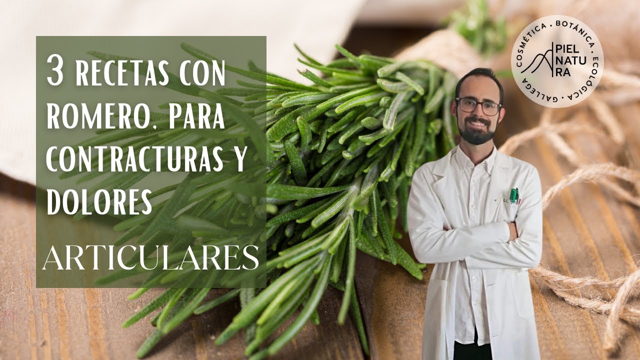 3 Recetas Fáciles con Romero para Dolores y Cuidado de la Piel 🌿 | Alcohol, Aceite y Pomada Casera