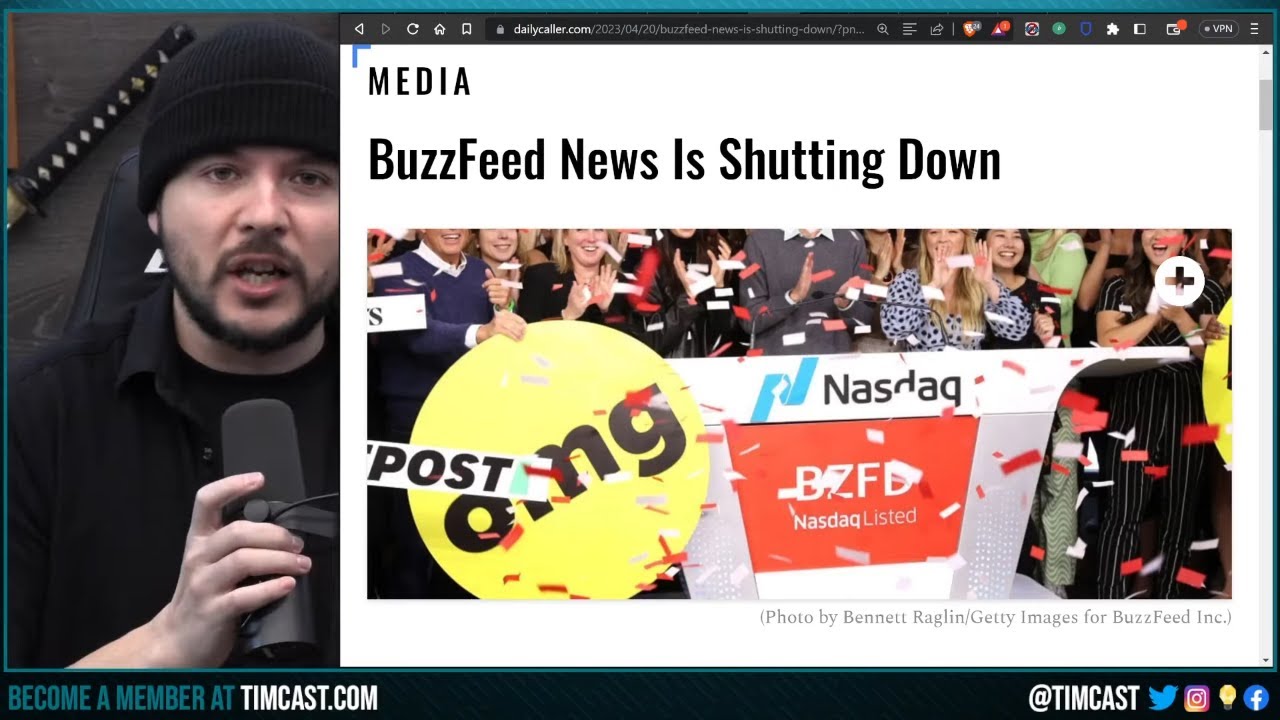BUZZFEED NEWS HAS SHUT DOWN, Buzzfeed Stock TANKING As Company FIRES 15% Of Staff