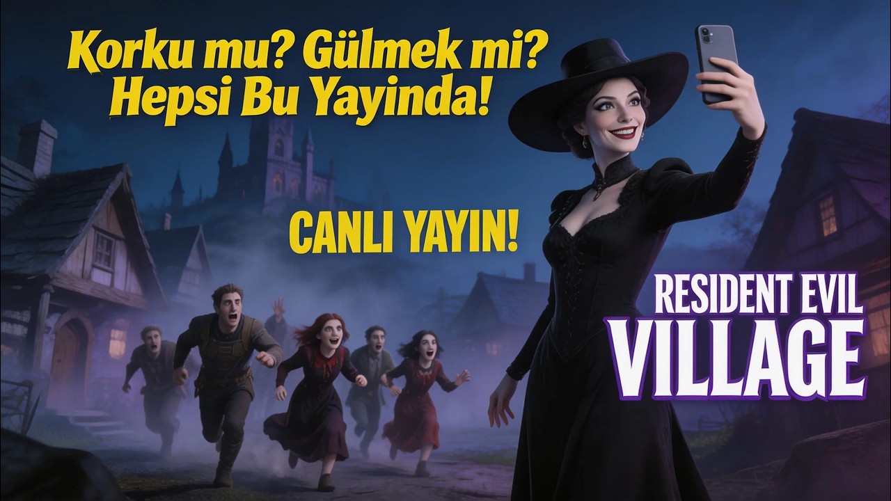 GECEYİ DAR EDECEKLER! 🔥 | Sizin Seçimlerinizle Resident Evil Oynuyoruz#LIVE