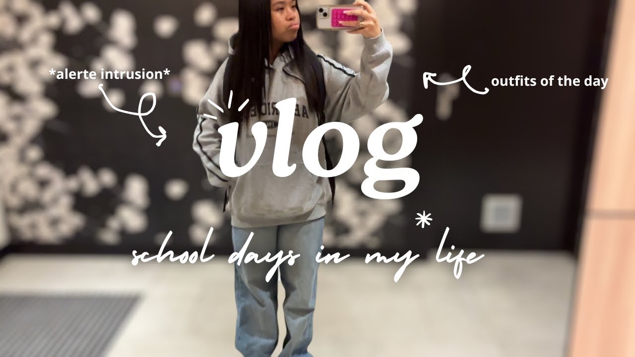 VLOG - school days in my life