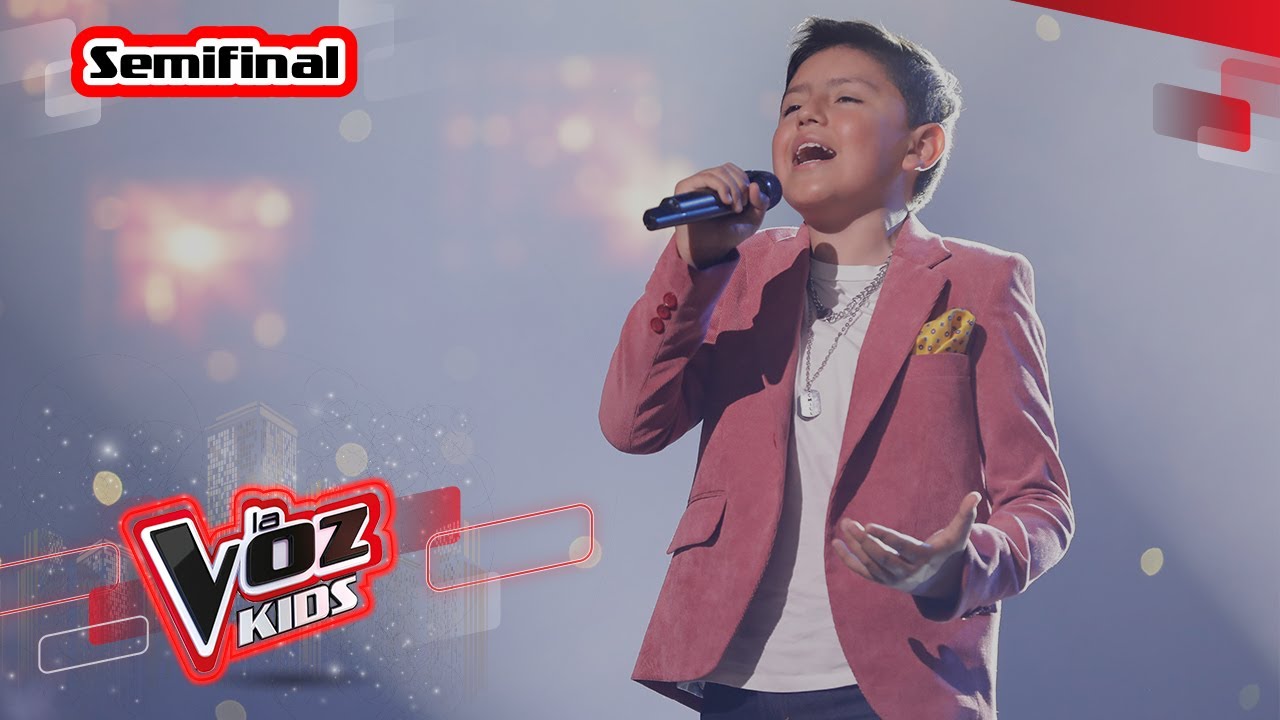 Nicolás canta 'América' en la semifinal | La Voz Kids Colombia 2022