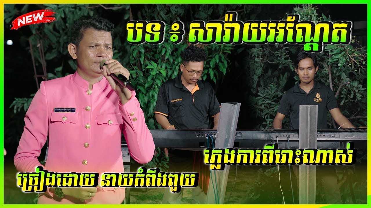 បទ ៖ សារ៉ាយអណ្ដែត ច្រៀងដោយ នាយកំពីងពួយ ភ្លេងការបុកបាស់ពីរោះណាស់ 2024