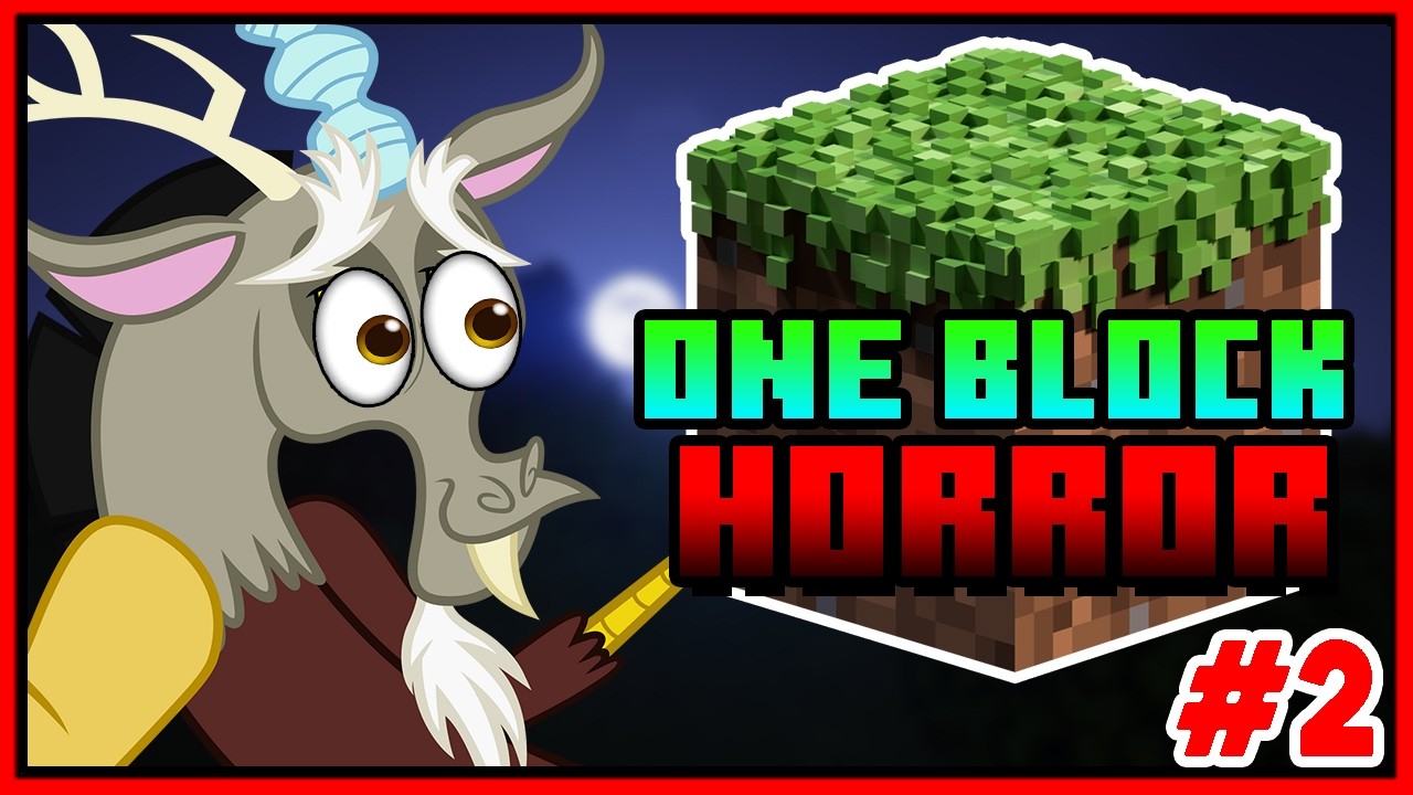 SIGUE EL TERROR 😈 LOS MONSTRUOS NO ME GANARAN 😤 | Minecraft One Block Horror #2