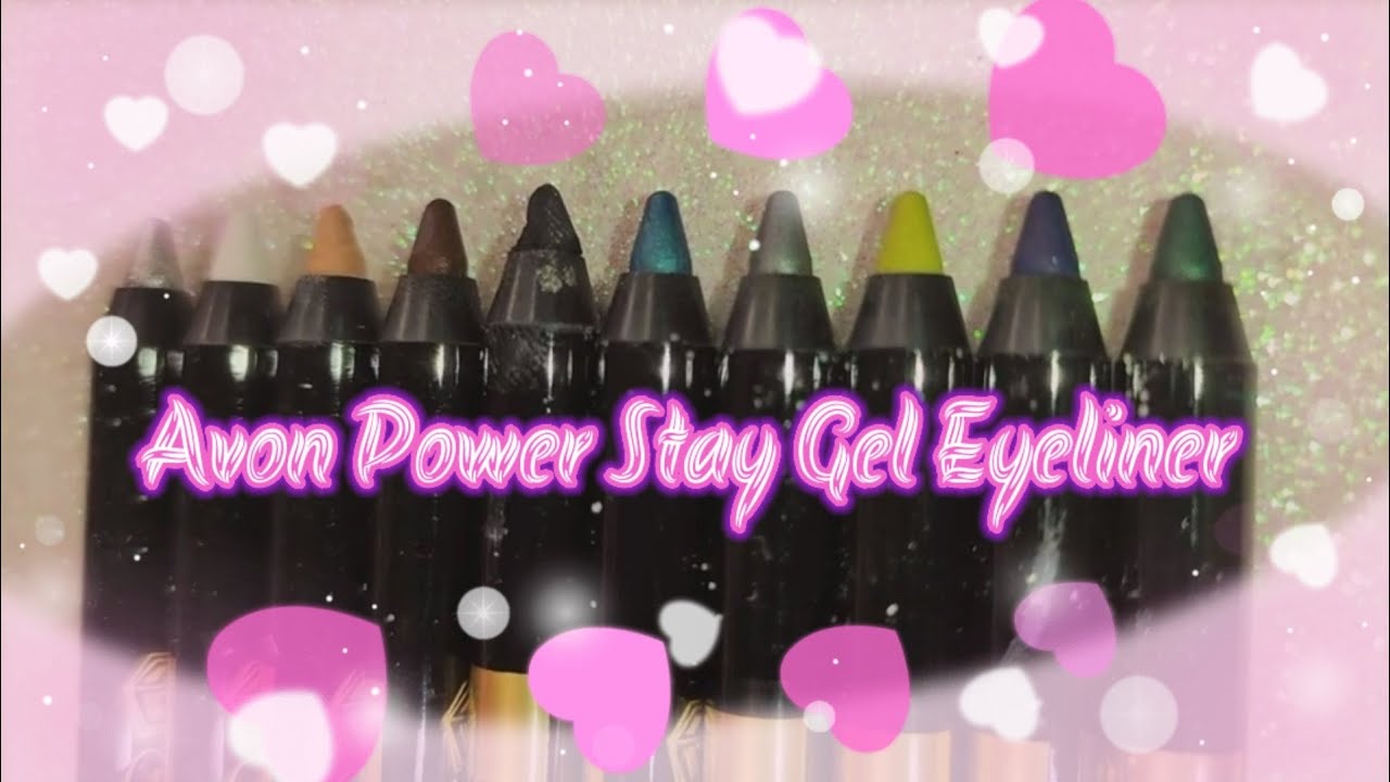 درجات جل ايلاينر باور ستاي من افون ✨Avon Power Stay 24-Hour Gel Eyeliner Shades