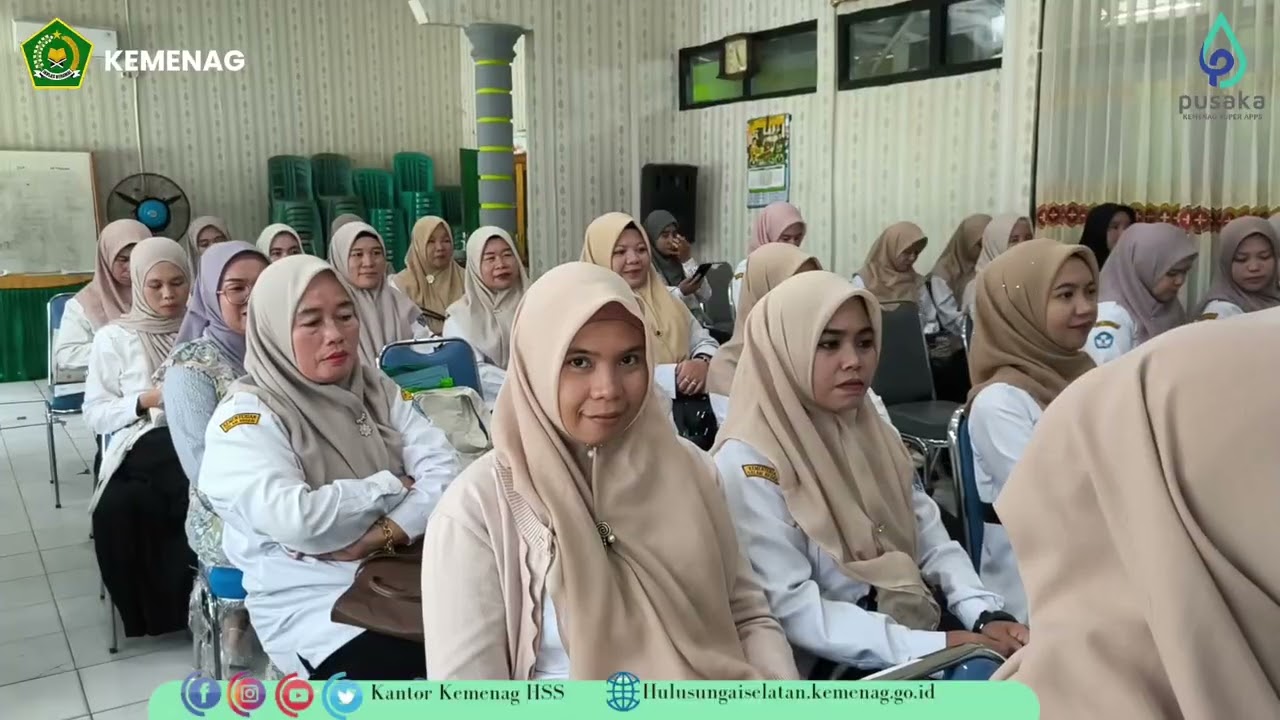 “Syukuri yang Ditetapkan,” Pesan Kasi PAI Warnai Penyerahan Rekening Guru PAI HSS