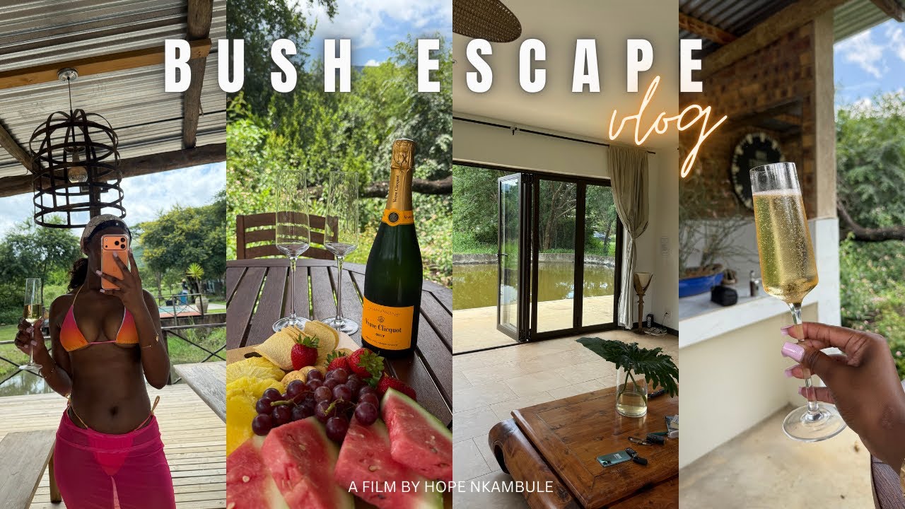 TRAVEL VLOG : BUSH STAYCATION VLOG | SPEND 72 HOURS WITH ME IN THE WOODS | SOUTH AFRICAN YOUTUBER 