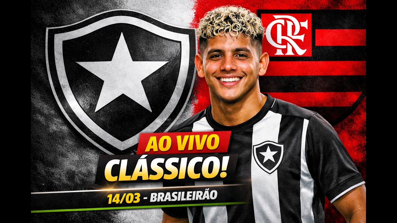 🔥 Botafogo x Flamengo AO VIVO | Medina relacionado, escalação provável e novidades do clássico!