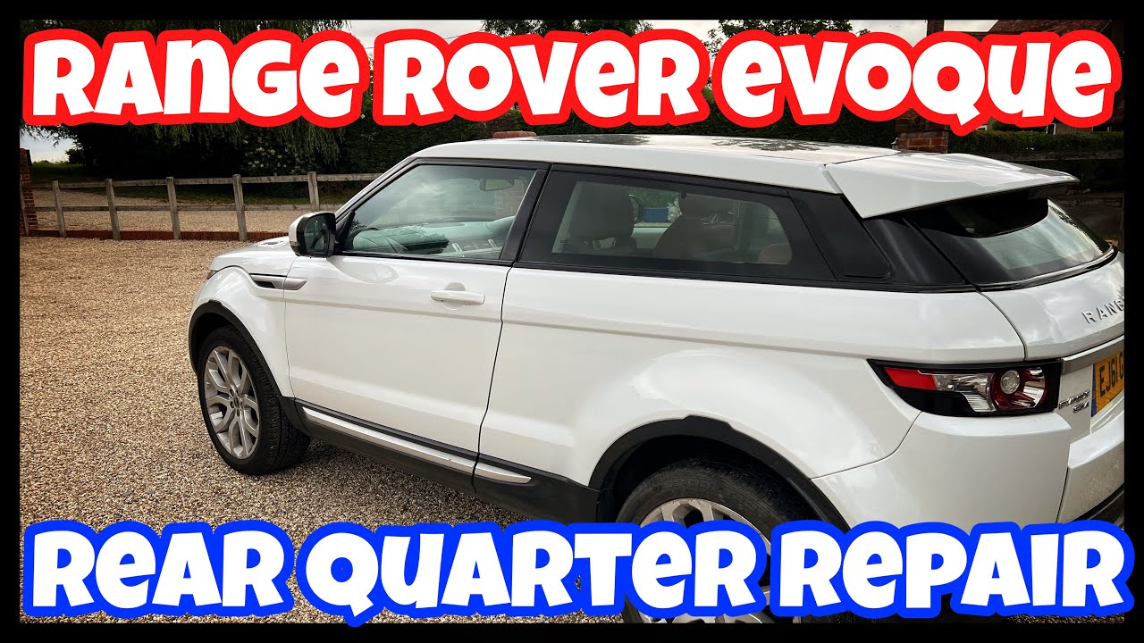 Range Rover Evoque rear quarter repair mobile bodyshop