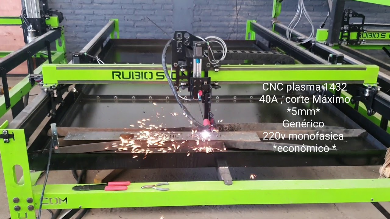 cnc plasma 1432 económico,  plasma generico 40A .