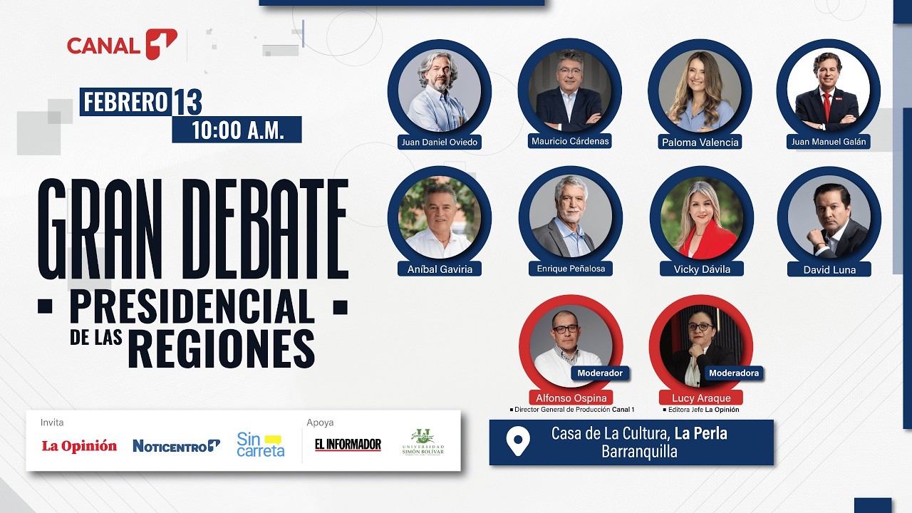 #Envivo | Las regiones toman la palabra en el Gran Debate Presidencial.