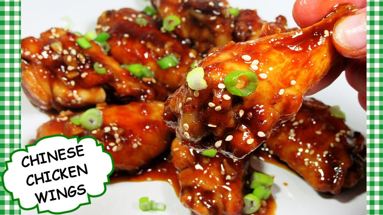 Chinese Chicken Wings Recipe ~ How To Make Spicy Sticky Chicken Wings