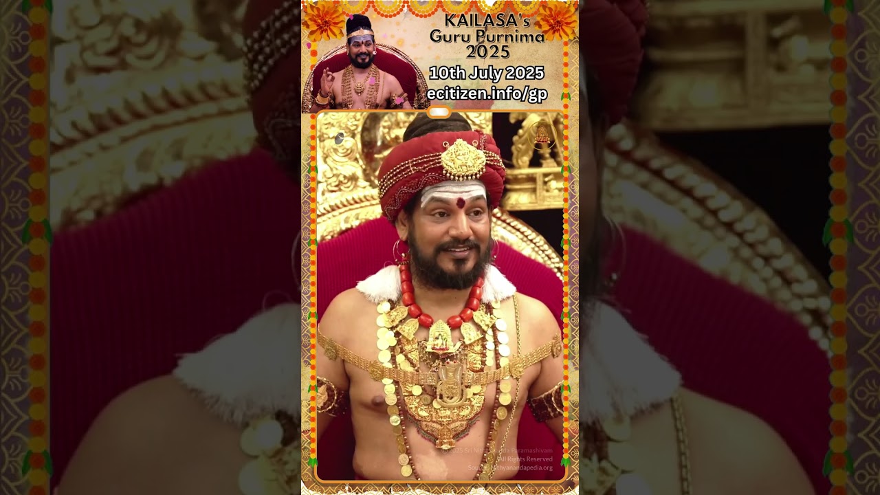 Gurupoornima Re-Dedication: Honoring & Committing to the Guru Parampara from KAILASA