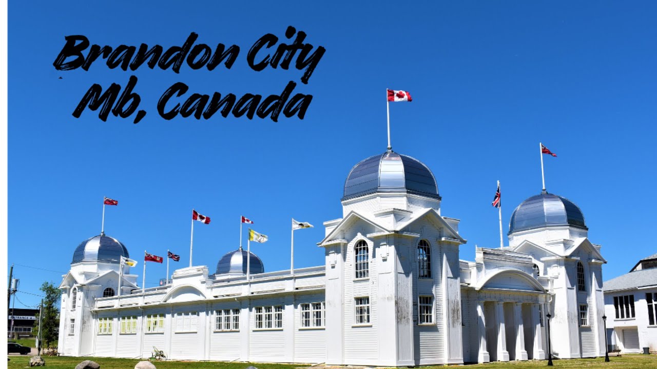 Brandon, Manitoba 4K, Beautiful Prairie City Tour. 