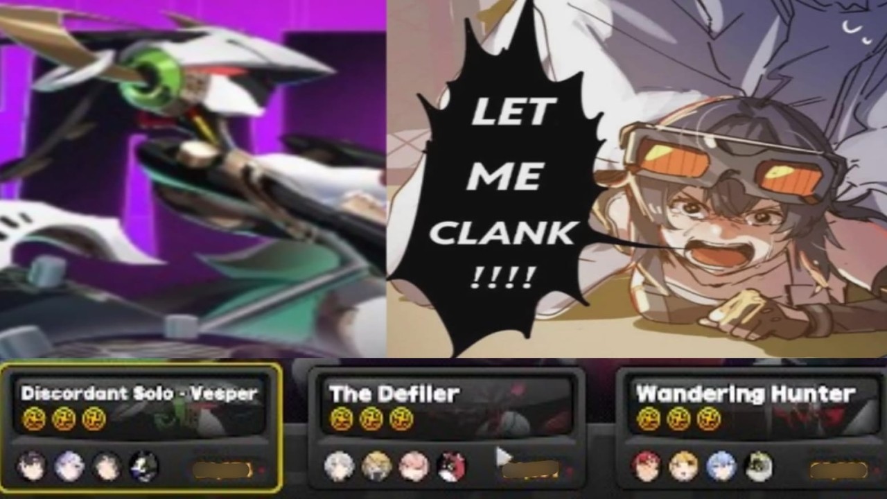 Grace clanking Vesper in the new DA (Anby and Manato are also here)