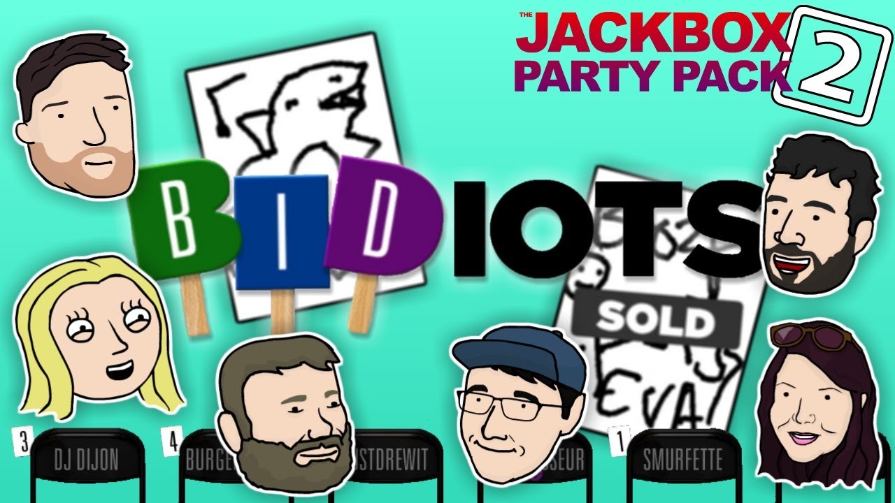 Let's Play Bidiots - The Jackbox Party Pack 2 || Graeme Games