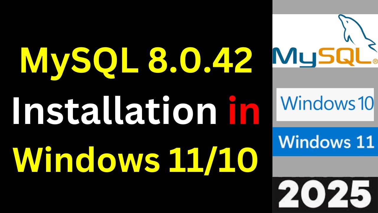 INALLY! Install MySQL 8.0.42 on Windows 11/10 the Easy Way! | 2025 Updated