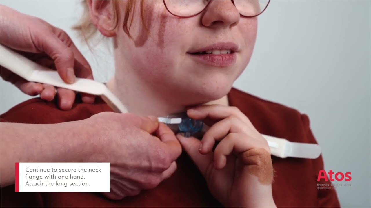 Atos Medical - How to change a neckband