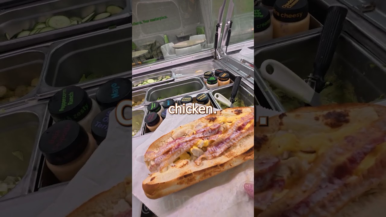 Subway Sandwiches: взгляд с высоты птичьего полета. Мой любимый сэндвич.