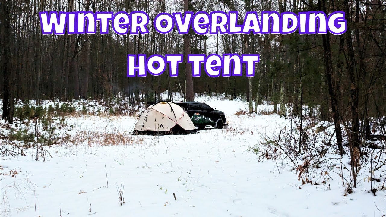 Winter Camping in our Hot Tent | Nortent Gamme 6PC