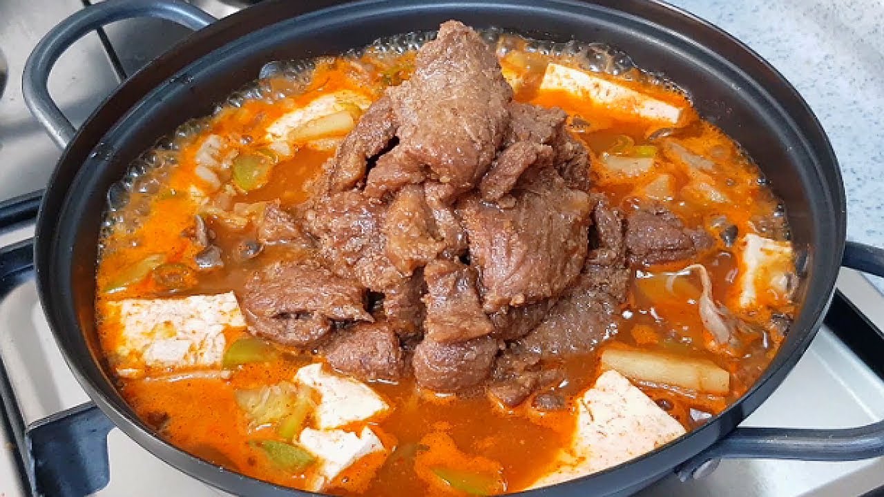 ' 갈비된장찌개 ' 요리먹방 입니다. MUKBANG