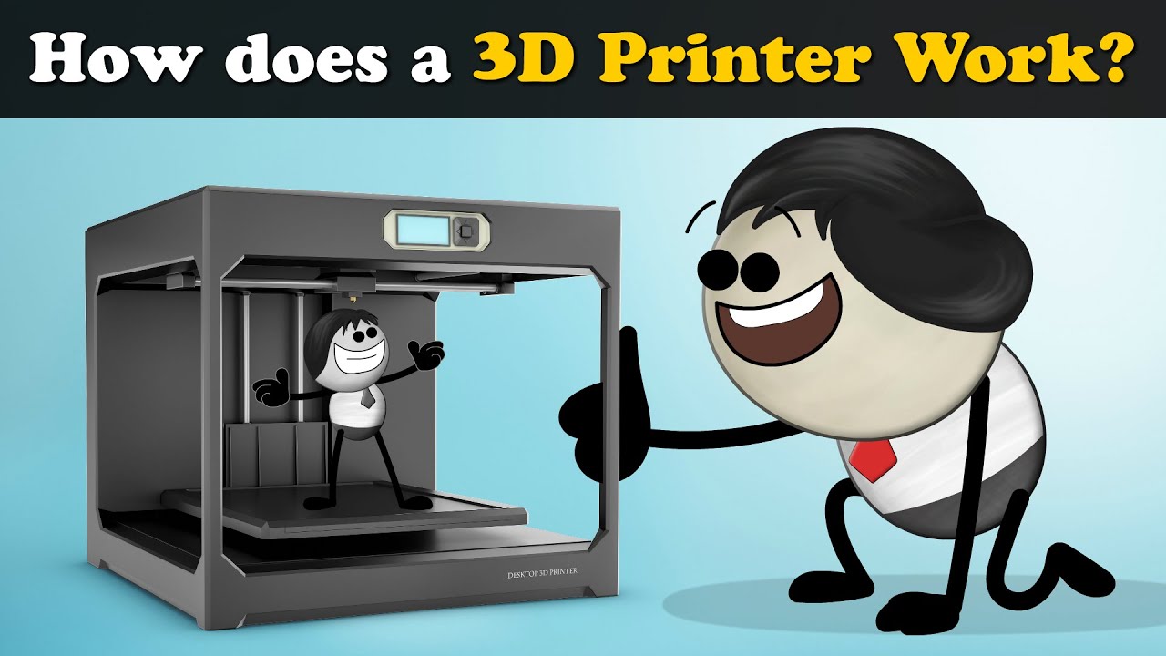 How does a 3D Printer Work? + more videos | #aumsum #kids #science #education #children