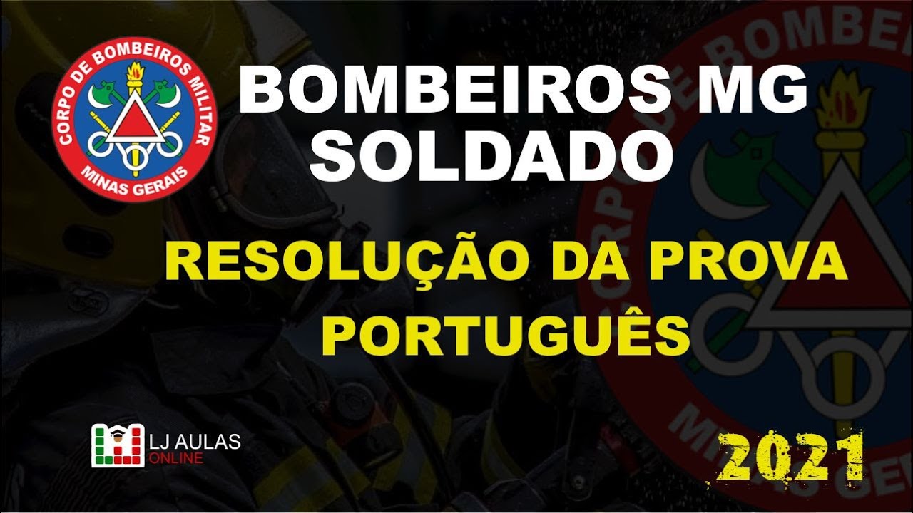 Resolução da Prova de Português Concurso SOLDADO Bombeiros MG 2021 | Questões FUNDEP CBMMG CFSD 2021
