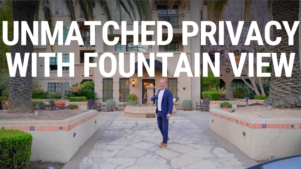 Unmatched privacy with fountain view on 633 Elm St #209 | Tim & Ryan ROI Real Estate