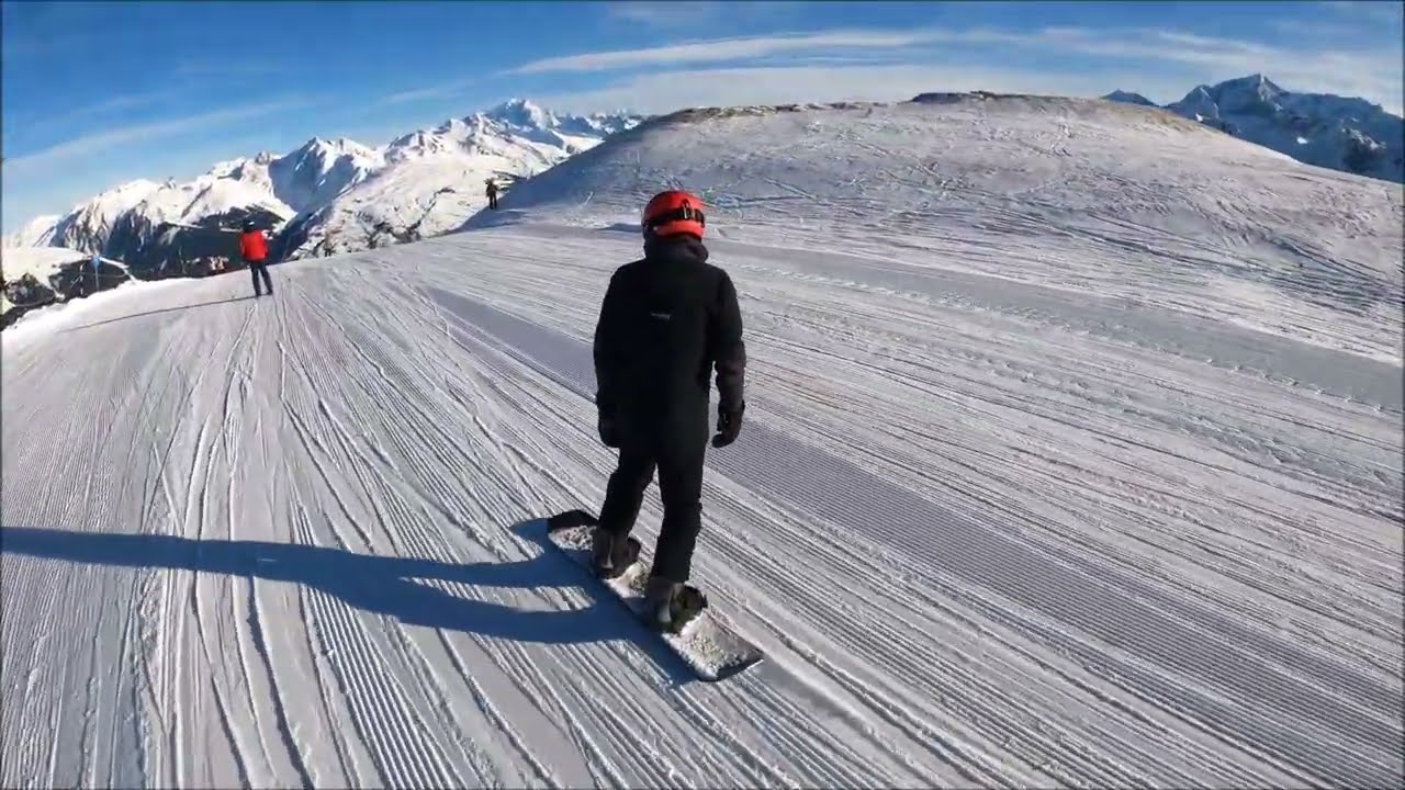 Nidecker Blade carving at La Plagne Feb 2022