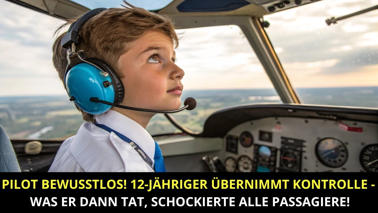 Pilot bewusstlos! 12-Jähriger übernimmt Kontrolle - Was er dann tat, schockierte alle Passagiere!
