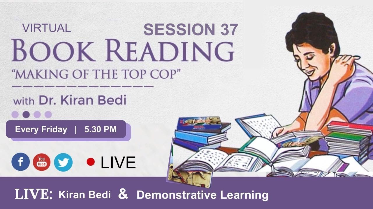 Dr Kiran Bedi's LIVE interaction & Book Reading with Children | Session 37