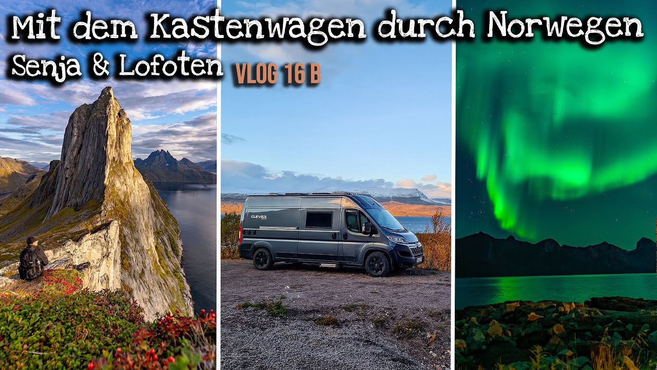 SENJA - Wanderung Hesten, Segla & Nordlichter | Mit dem Campervan nach Norwegen Vlog16 b