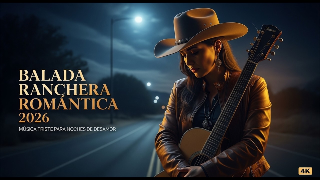 Balada Ranchera Romántica 2026 🤠 | Música Triste para Noches de Desamor