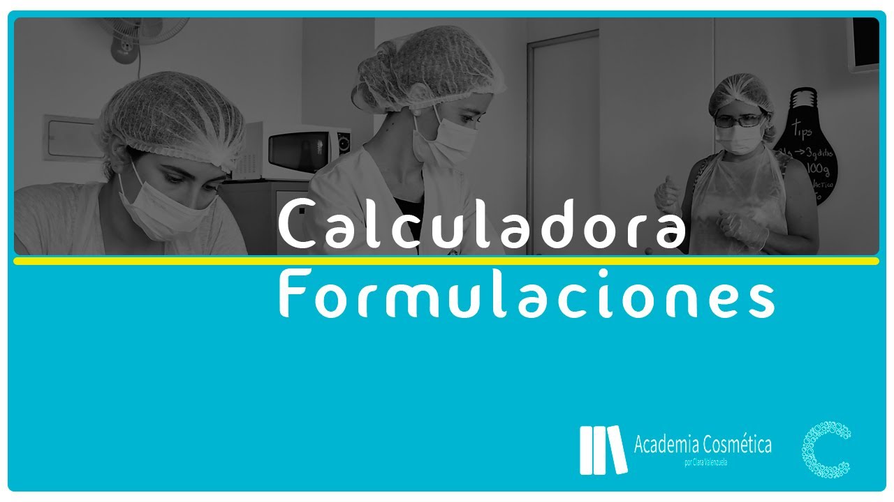 Calculadora Formulaciones para Cosmética Natural
