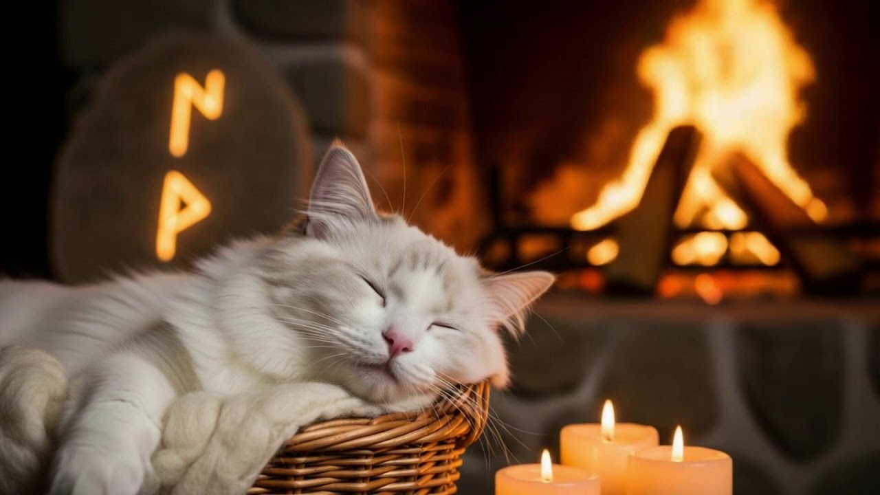 Soothing 432Hz Cat Sleep Music 🎵 For Anxious Cats Deep Relaxation And Peaceful Cozy Ambience