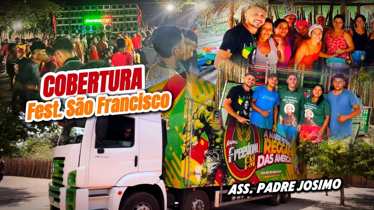 COBERTURA / TRADICIONAL FESTEJO DE S&Atilde;O FRANCISCO ASS: PADRE JOSIMO, PRESIDENTE VARGAS - FREEDOM FM💚