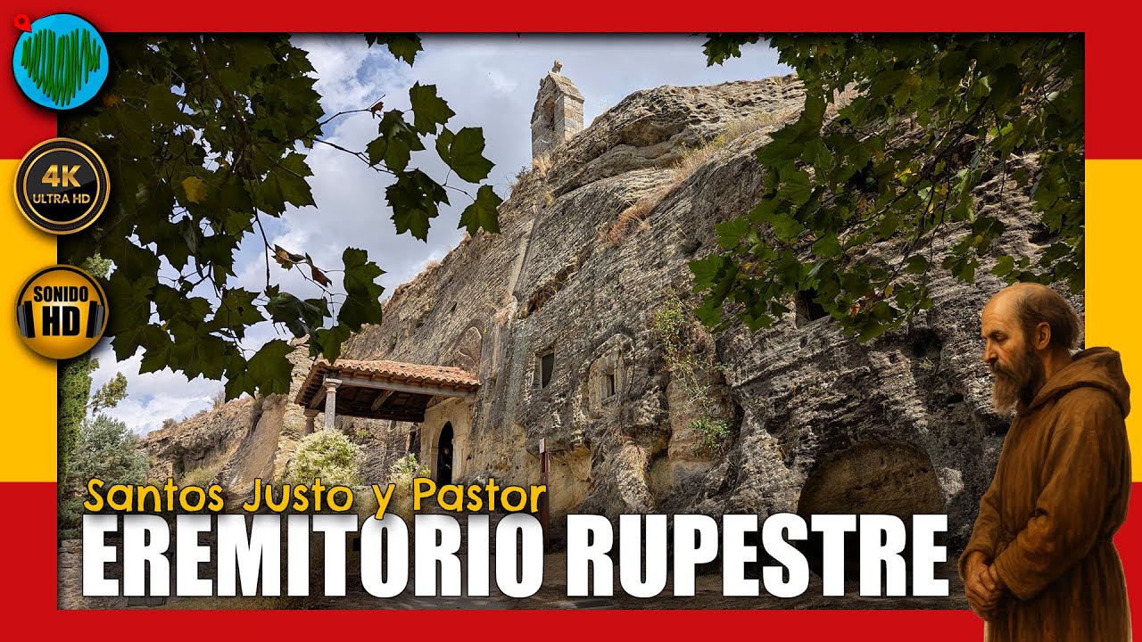 💚 EREMITORIO RUPESTRE de los Santos Justo y Pastor · Olleros de Pisuerga · España Travel Vlog · 4k ·