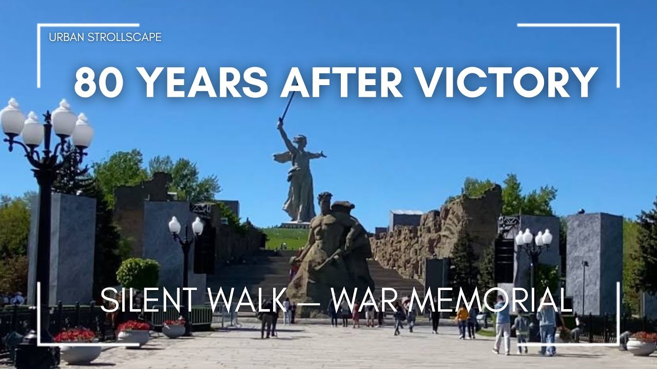 Mamayev Kurgan Walk – 80th Victory Day Preparations | Volgograd Memorial 2025
