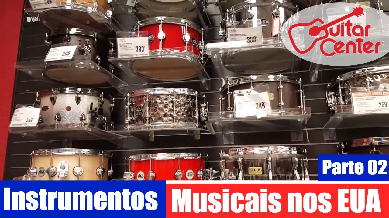 Loja de Instrumentos Musicais nos Estados Unidos - Parte 02