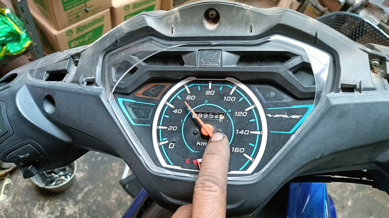 วิธีเปลี่ยนฝาครอบเรือนไมล์ honda wave 110 i LED ปี 2019