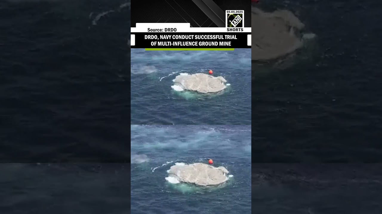 DRDO, Indian Navy successfully conduct validation trial of Multi-Influence Ground Mine
