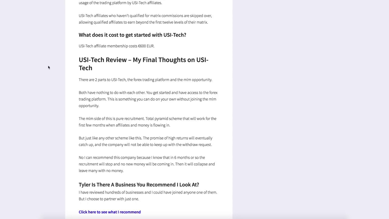 Is USI Tech a Scam or Legit Business