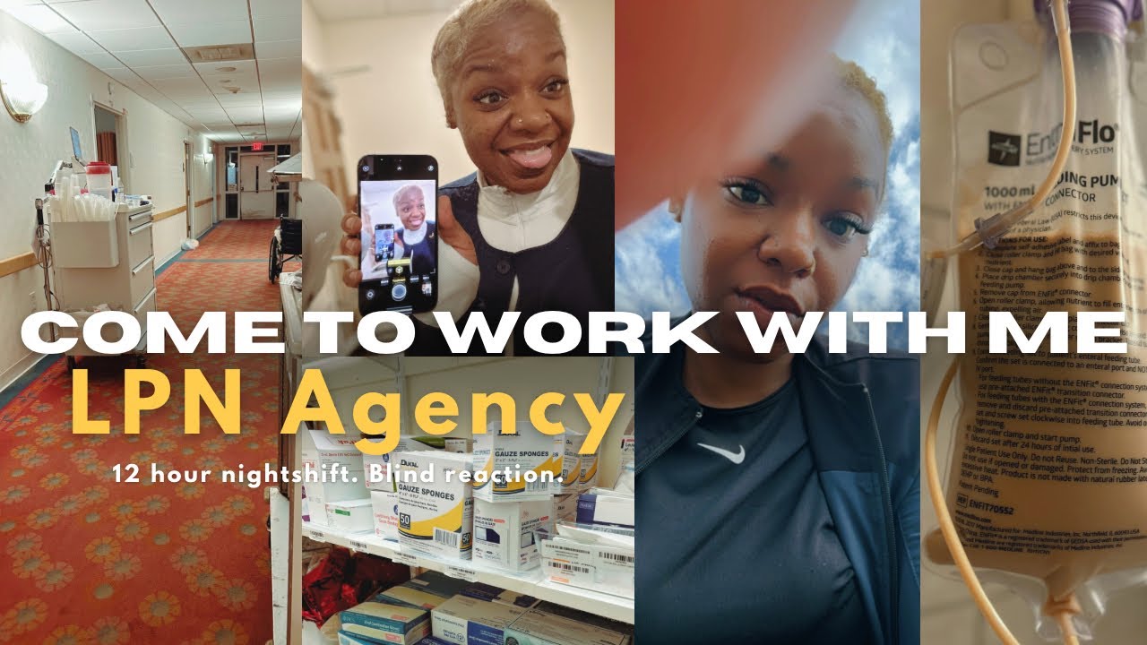 Day In The Life of a Nurse 🩺| Agency LPN Night Shift I Blind reaction video