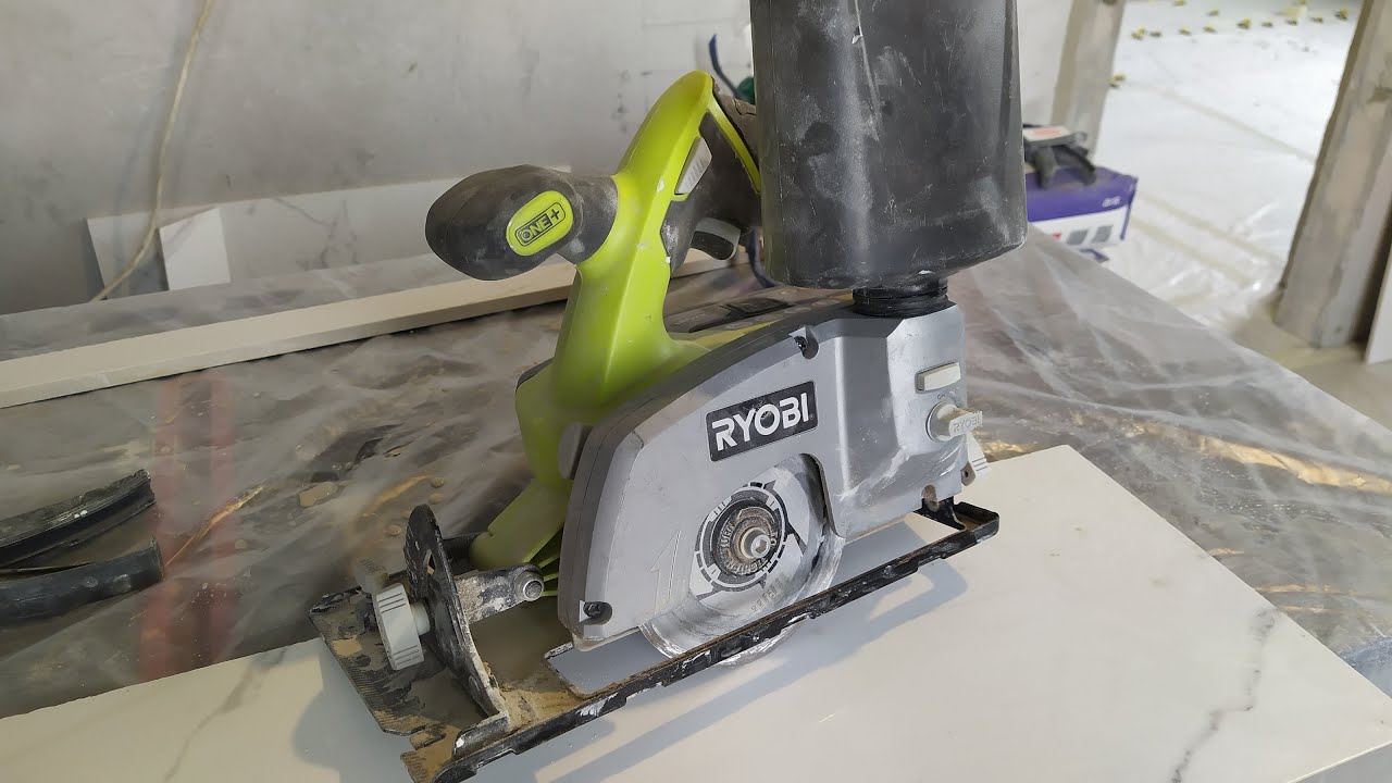 Аккумуляторный плиткорез  RYOBI ONE+ LTS180. Обзор-тест.