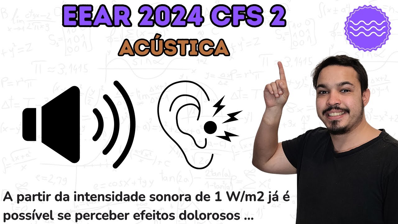 EEAR 2024.2 - A partir da intensidade sonora de 1 W/m2 já é possível se perceber efeitos dolorosos