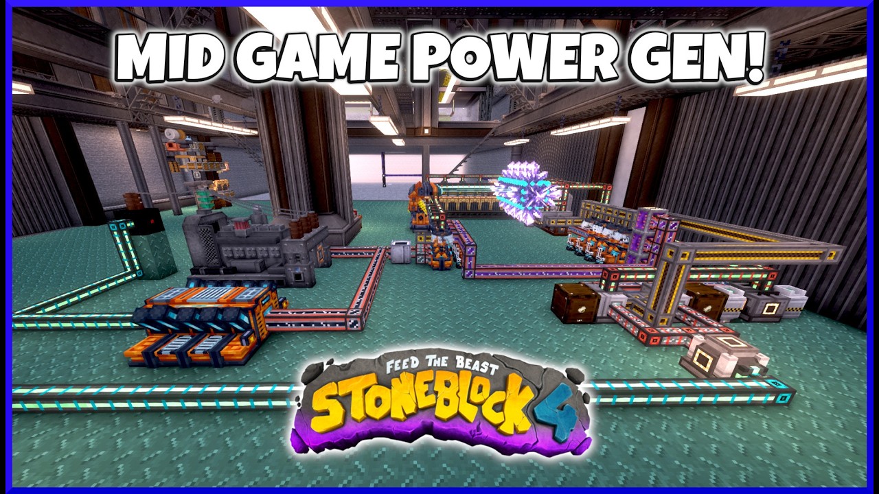 Дизельный, топливный, газовый генератор и энергетический реактор! [STONEBLOCK4]
