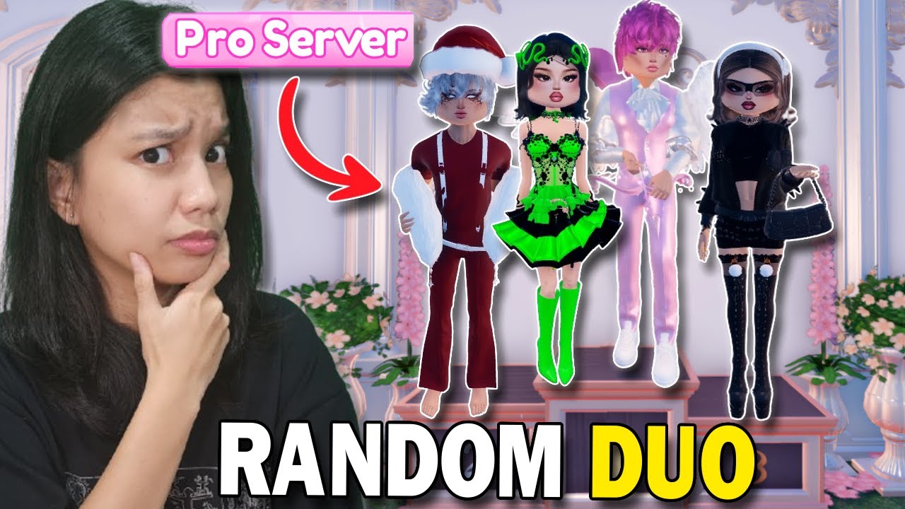 RANDOM DUO IN PRO SERVER | Dress To Impress (Roblox)