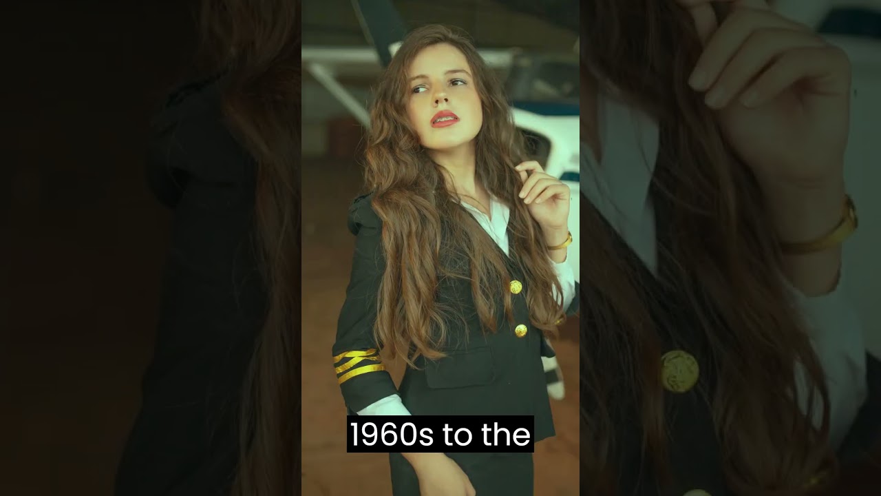 The Evolution of Flight Attendant Fashion A Fascinating History of Airline Uniforms | #shorts